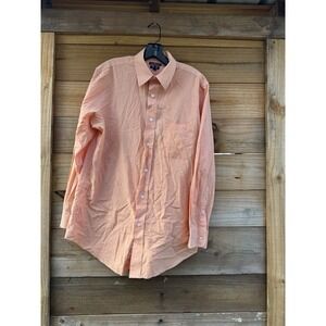 Croft & Barrow Broadcloth Classic Fit 15 1/2  32/33‎ Muskmelon Color